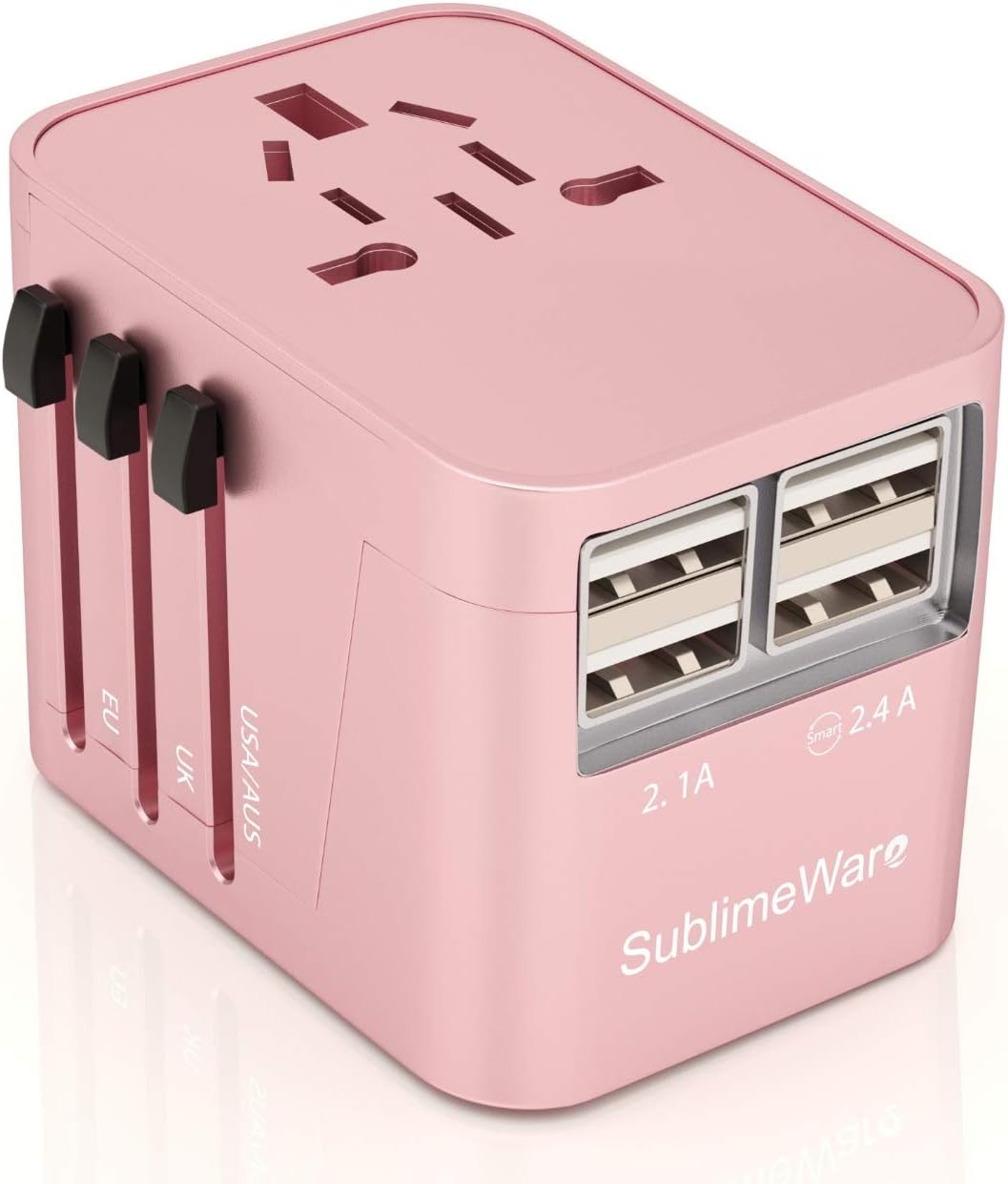 SublimeWare™ International Power Adapter - 4 USB Ports