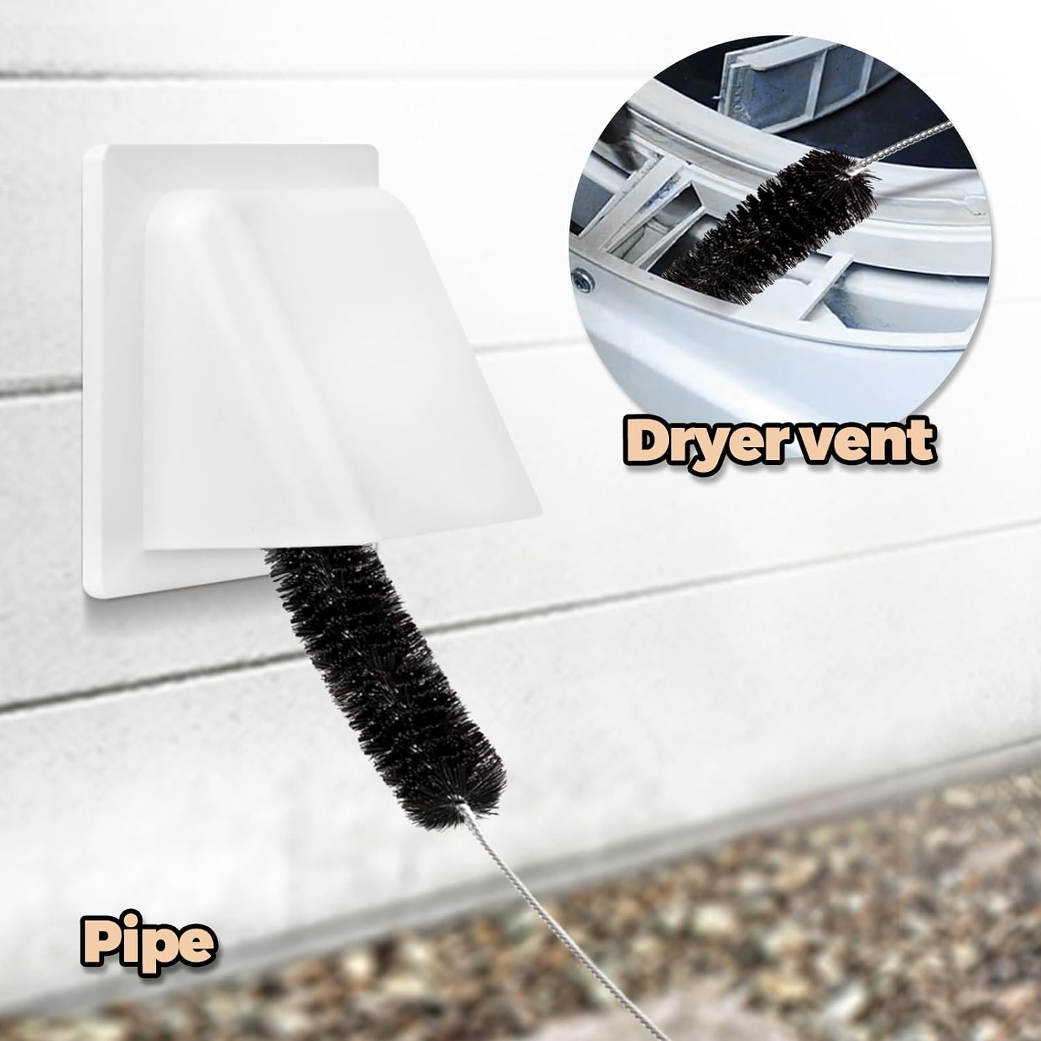 Flexible Dryer-Vent Brush