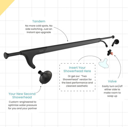 Boona™ Dual Showerhead- High Pressure 