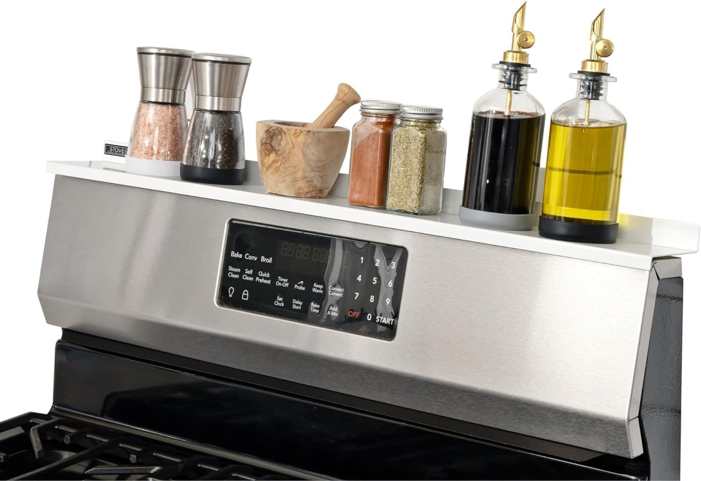 StoveShelf™ Magnetic Stove-Top Organizer