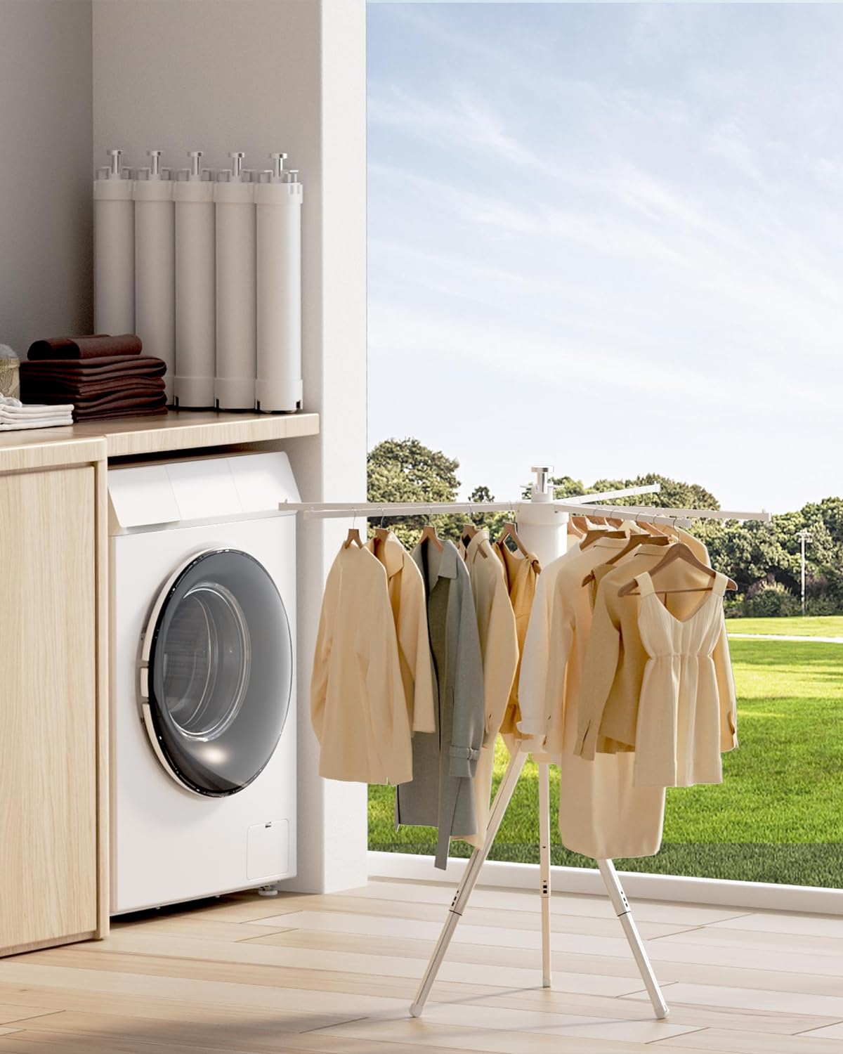 Tripod Clothes Drying Rack