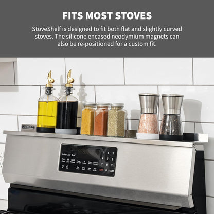 StoveShelf™ Magnetic Stove-Top Organizer