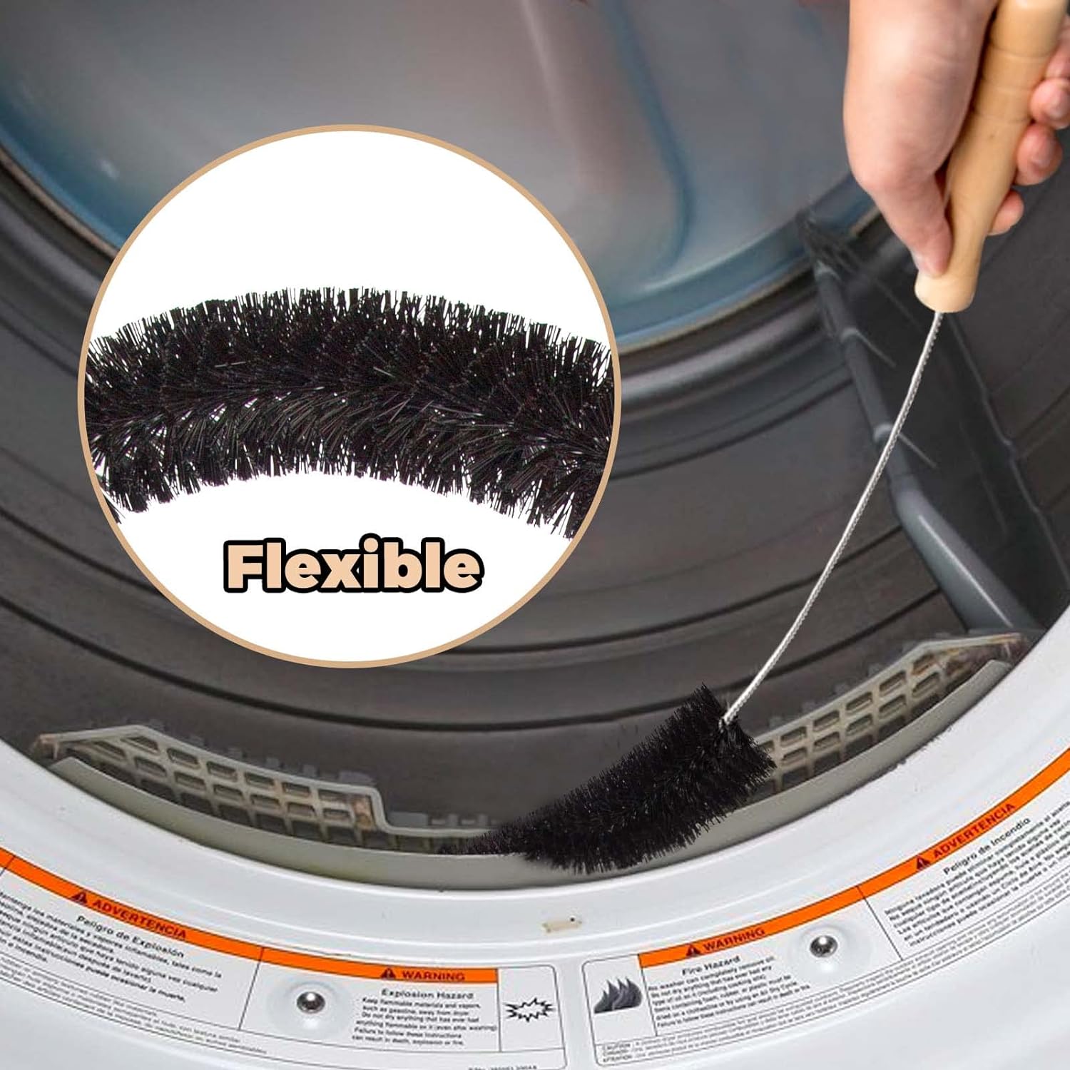 Flexible Dryer-Vent Brush