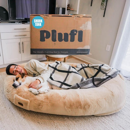 PLUFL™ Large Dog Bed -Memory Foam