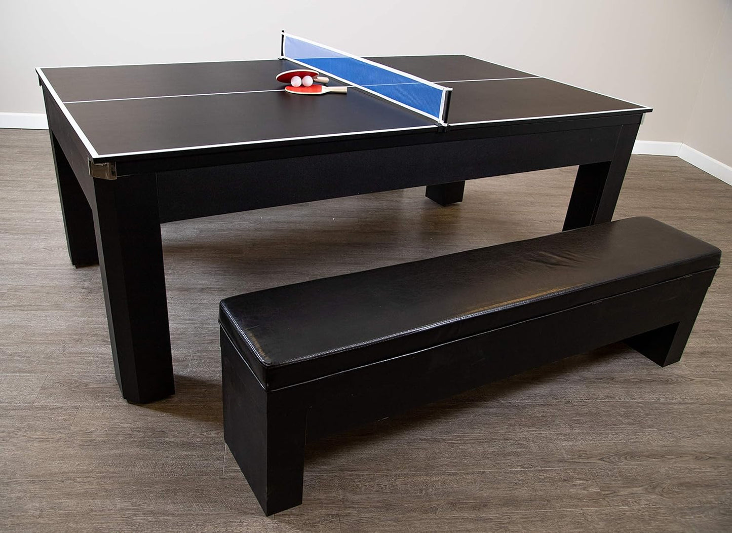 Hathaway™ Pool Table Set with Benches & Ping Pong