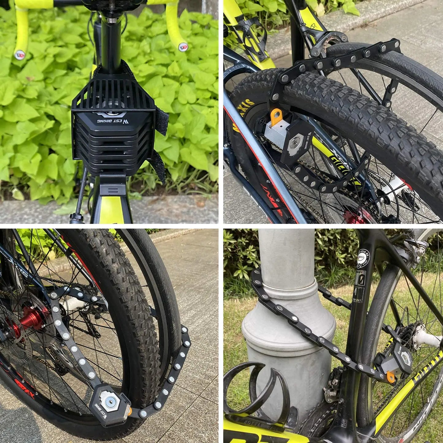 BikeGrip™ West Biking Foldable Lock